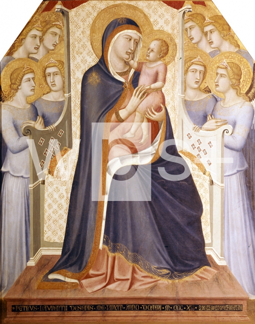 LORENZETTI Pietro｜玉座の聖母子