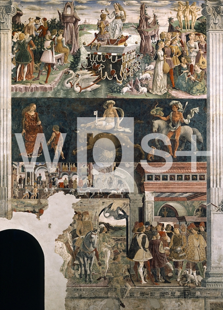 COSSA Francesco del｜月暦画：4月「ヴィーナスの凱旋」