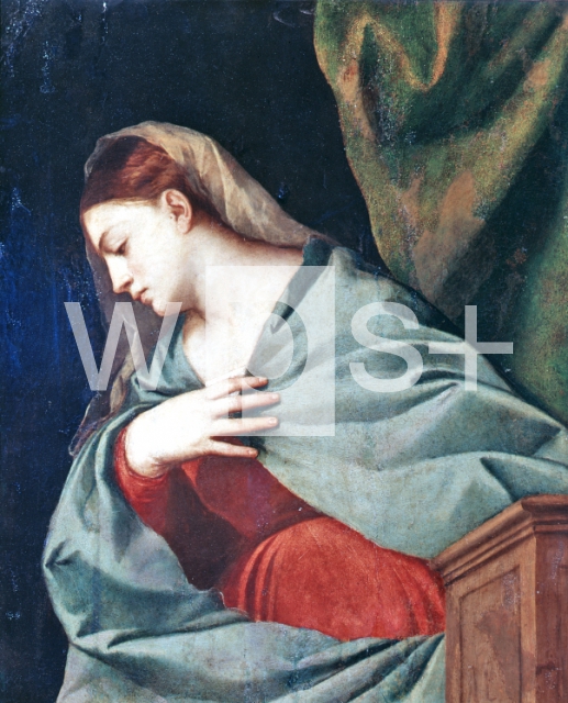 TIZIANO Vecellio｜受胎告知を受ける聖母マリア