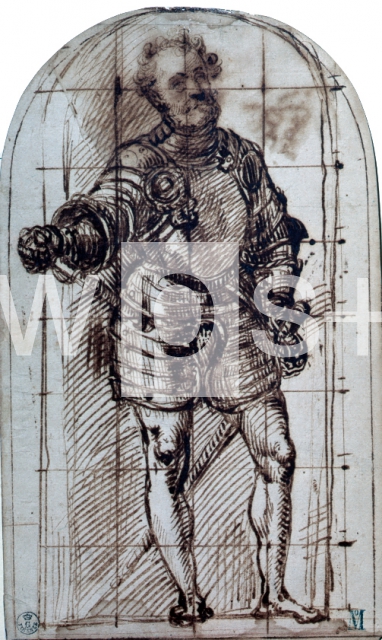 TIZIANO Vecellio｜フランチェスコ・マリア・デラ・ローヴェレの肖像の為の素描
