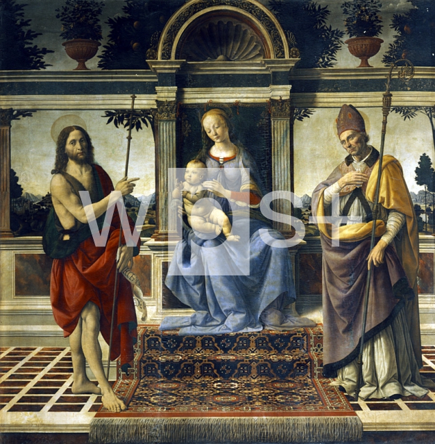LORENZO DI CREDI｜玉座の聖母子と聖人たち