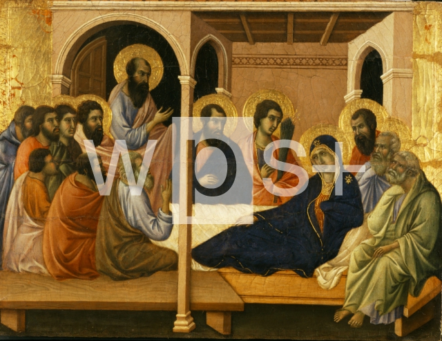 DUCCIO DA BUONINSEGNA｜死の前の聖母と使徒たち