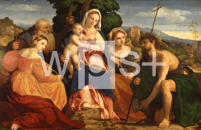 PALMA VECCHIO (Jacopo Negretti)｜聖母子と聖人達