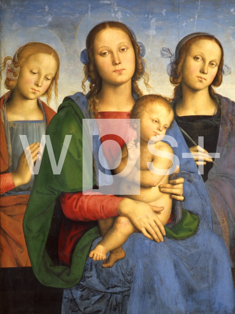 PERUGINO Pietro｜聖母子と2人の聖女