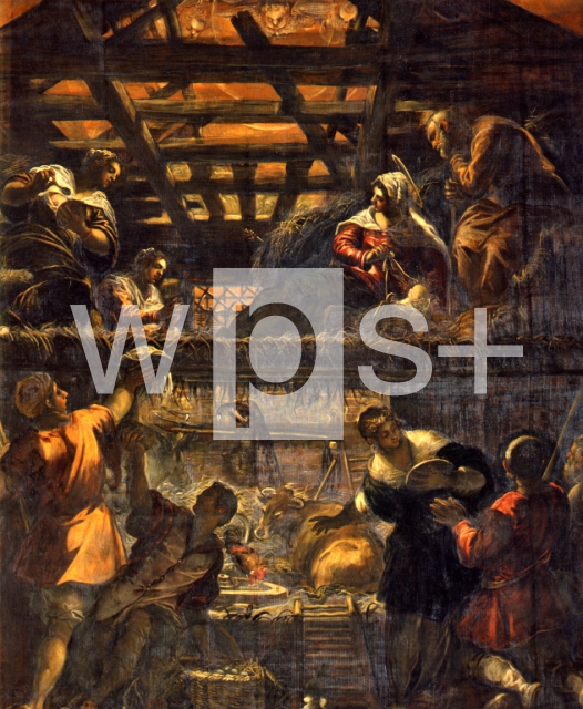 TINTORETTO (Jacopo Robusti)｜キリスト降誕と羊飼いの礼拝