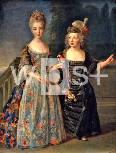 BELLE Nicolas-Alexis-Simon ｜モントーバン姫君カテリーヌ・エレオノール・ユージェニー・ド・ペテイシー（1707-1767）と弟ウージヌ・エレオノール、後のメジエレ侯爵（1709-1781）