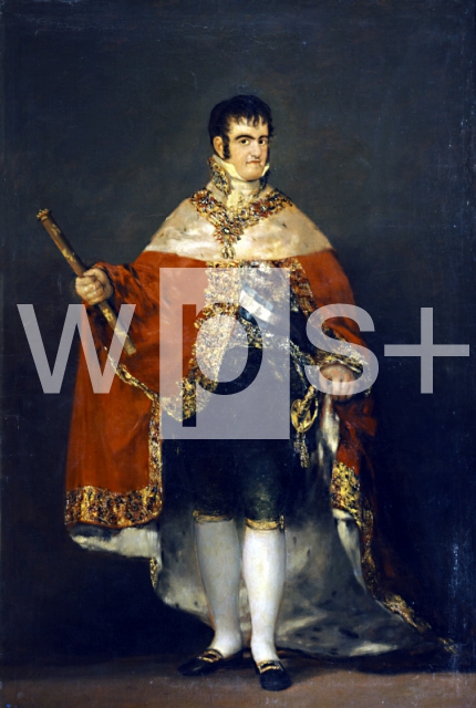 GOYA Francisco de｜王服を着たフェルナンド7世