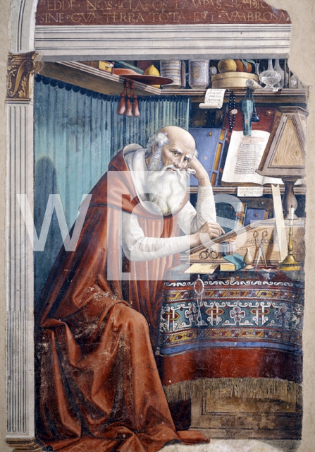 GHIRLANDAIO Domenico｜書斎の聖ヒエロニムス