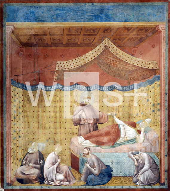GIOTTO DI BONDONE｜聖フランチェスコ伝「グレゴリウス9世への幻影」