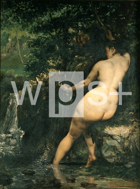 COURBET Gustave｜泉、あるいは泉の浴女