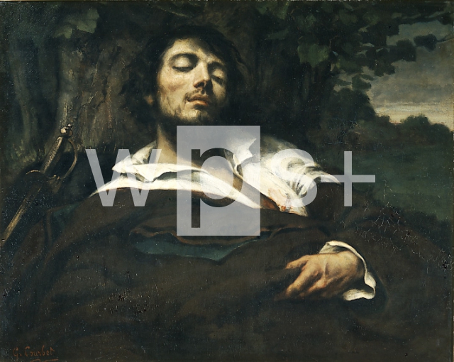 COURBET Gustave｜傷ついた男