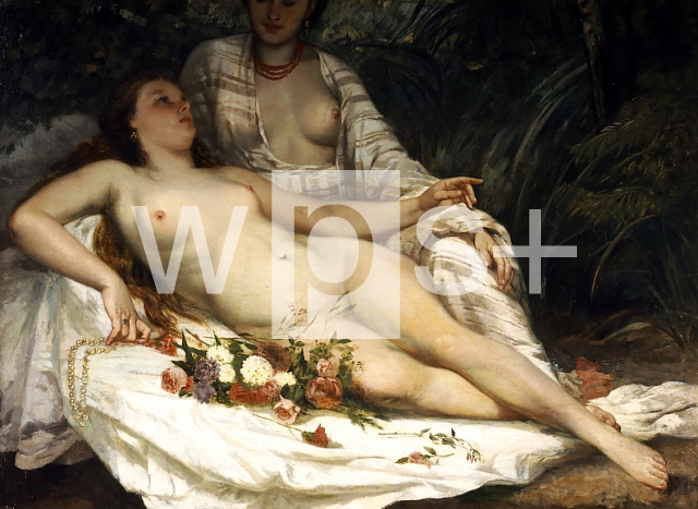 COURBET Gustave｜浴女、あるいは二人の裸婦
