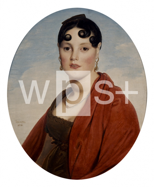 INGRES Jean Auguste Dominique｜エモン夫人の肖像、あるいは美しいゼリー