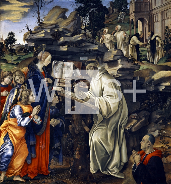 LIPPI Filippino｜聖ベルナルドゥスに姿を見せる聖母マリア