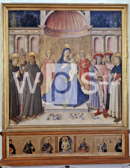ANGELICO Beato｜ボスコ・アイ・フラーティ祭壇画（と聖会話）