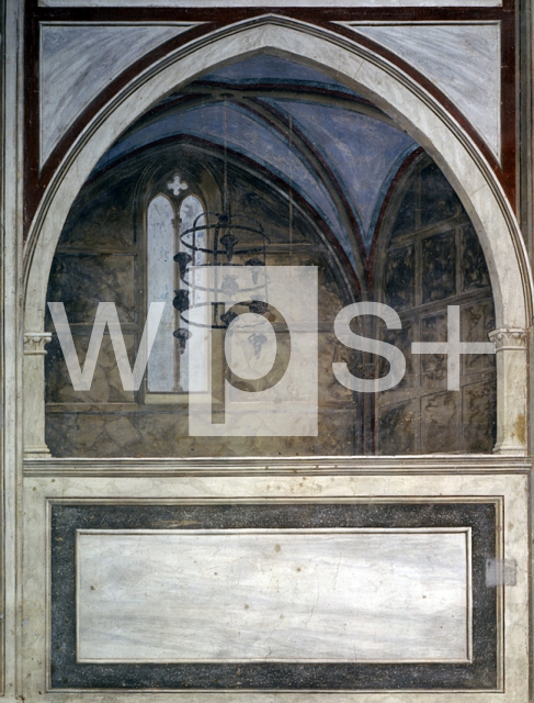 GIOTTO DI BONDONE｜祭壇を飾るアーチの正面、右側に描かれた小聖歌隊席