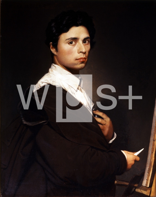 INGRES Jean Auguste Dominique｜24才の時の画家の肖像