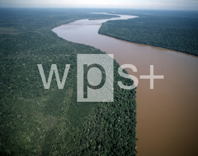 ｜熱帯雨林を流れるイグアス川