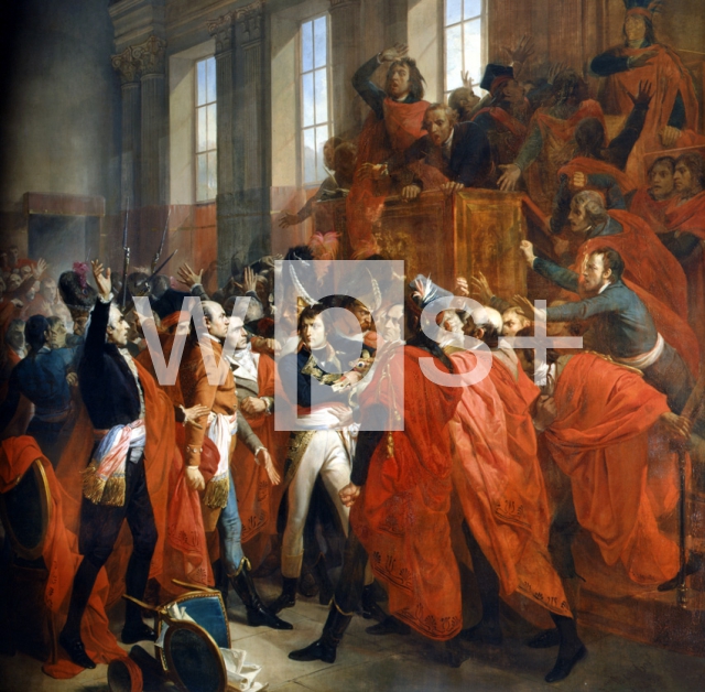 BOUCHOT Francois｜サン・クルーの五百人会議でのナポレオン将軍、1799年11月10日