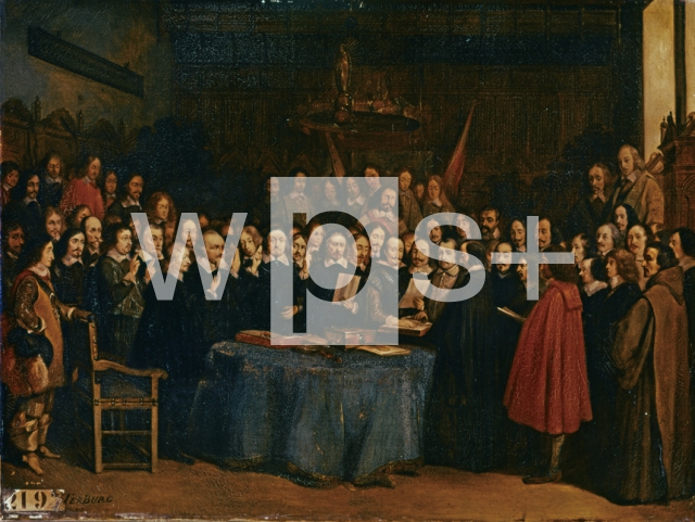 TERBORCH Gerard｜ウェストファリア条約会議、1648年1月30日