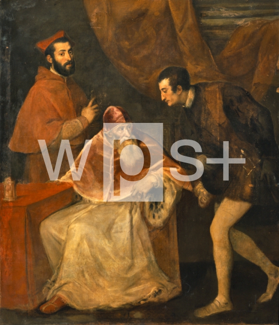 TIZIANO Vecellio｜パウルス3世とその孫アレッサンドロ及びオッタヴィオ・ファルネーゼ