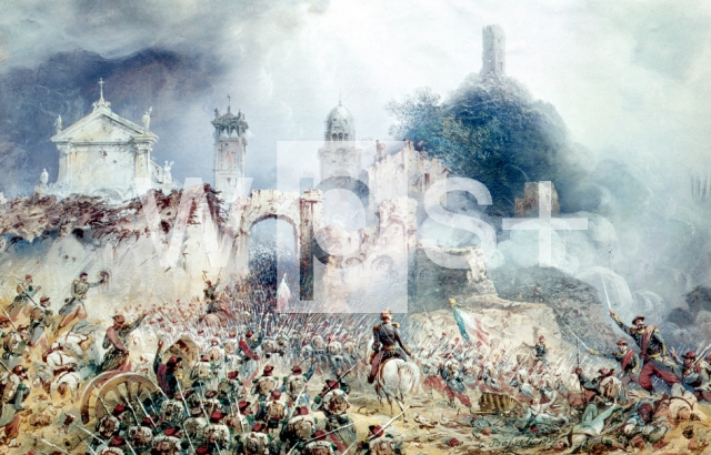 BOSSOLI Carlo ｜1848年7月23日のクストーザの戦い