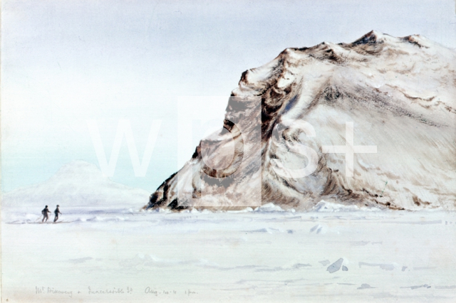 WILSON Edward Adrian｜南極のディスカヴァリー山、1911年8月14日