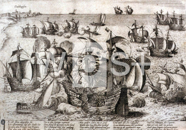 ｜アルバ公のスペイン軍と戦うオラニエ公ウィレム1世の戦団、1573年10月11日