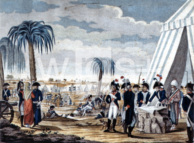 ｜エジプトに於けるフランス軍の野営地、1798年