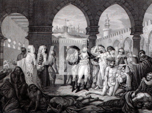｜ヤッファで傷病兵を見舞うナポレオン、1799年3月
