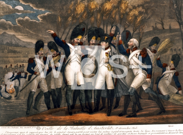 ｜アウステルリッツの戦いの前夜、1805年12年1日