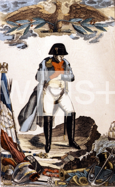 ｜流刑地のセント・ヘレナに於けるナポレオン