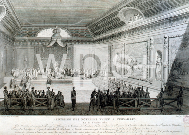 ｜ベルサイユ宮殿で開催された名士会、1787年2月22日