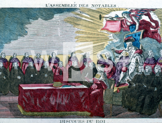 ｜ベルサイユ宮殿で開催された王権について議論する名士会、1787年2月22日