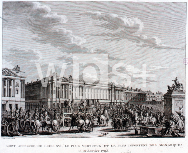 ｜ルイ16世の処刑、1793年1月21日
