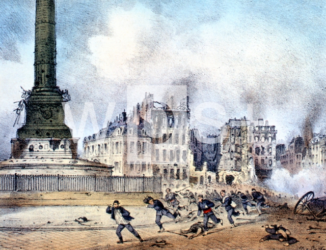 ｜バスティーユ広場とロケット通り、1871年5月