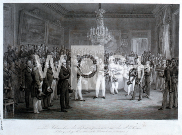 ｜議会は「1830年憲章」と王位を即立するオルレアン公を承認する、1830年8月7日