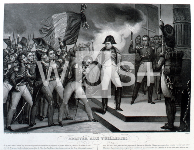 ｜チュイルリーへ到着したナポレオン、1815年3月19日