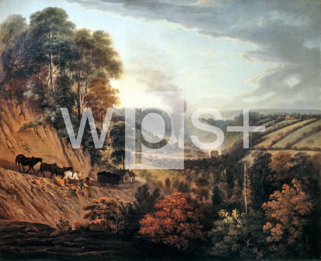 WILLIAMS William｜コールブルックデールの朝の風景、1777年