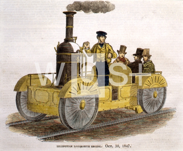 ｜リリプティアン（非常に小さい）蒸気機関車、1847年10月30日