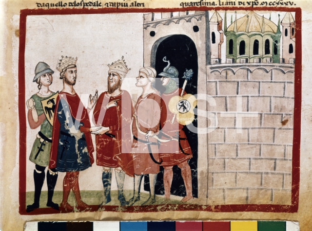 VILLANI Giovanni｜エルサレムに入城するフリードリヒ2世