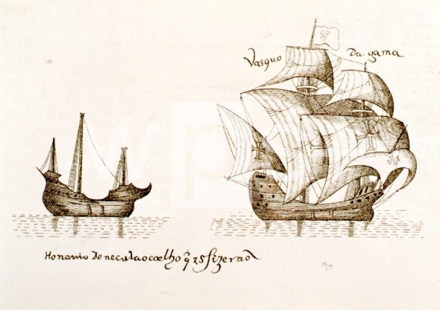 ｜ヴァスコ・ダ・ガマがインドへ航海した時の艦隊の船、1497-1499年