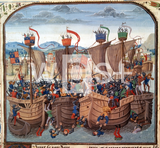 FROISSART Jean｜スロイス沖の海戦、1340年