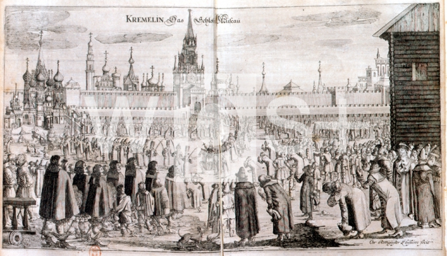 OLEARIUS Adam｜クレムリン広場における聖枝祭（パーム・サンデー）、1636年