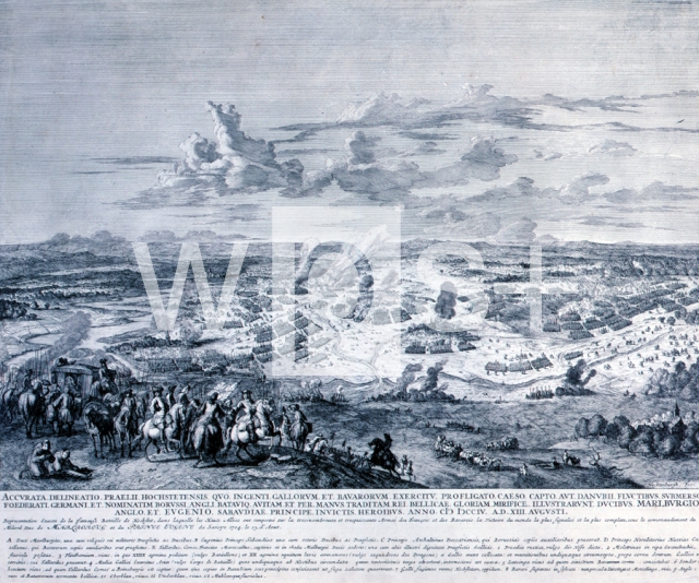 ｜ブレンハイムの戦いで勝利したマールボロー、1704年8月13日