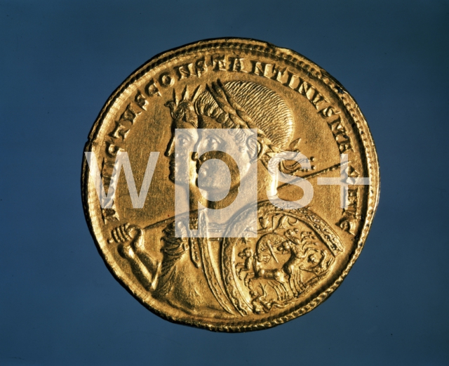 ｜コンスタンティヌス大帝とソル神のコイン
