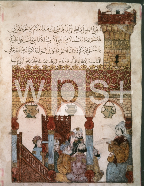 AL-WASITI Yahya Ibn Mahmud｜バスラのモスクで対話するアブ・ザイド