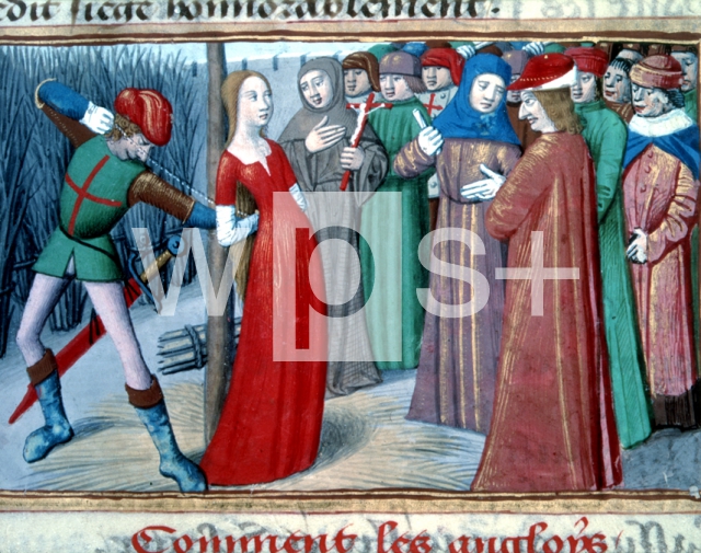 ｜ジャンヌ・ダルクの処刑、1431年5月30日の朝、ルーアン古市場にて