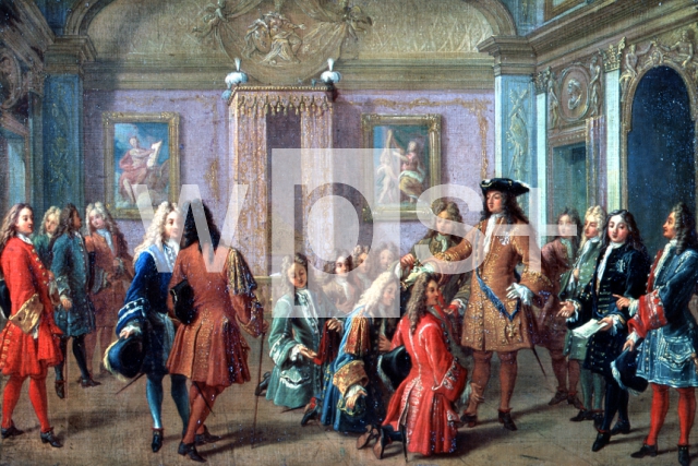 MAROT Francois｜聖ルイ勲章の第1回授与を行うルイ14世、1693年5月10日