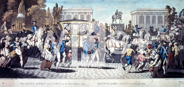 ｜パリに連れ戻された国王一家、1789年10月6日
